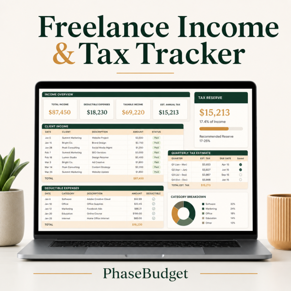 Freelance Income and Tax Tracker