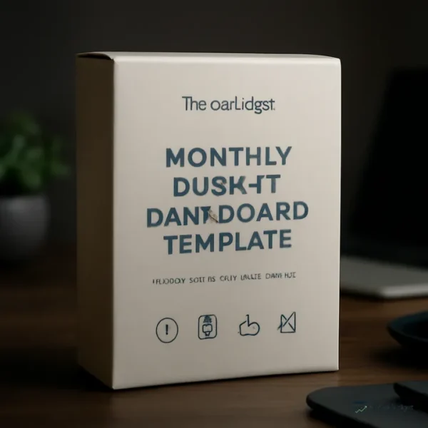 Monthly Budget Dashboard Template