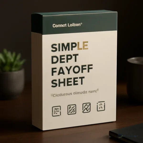 Simple Debt Payoff Sheet