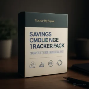 Savings Challenge Tracker Pack