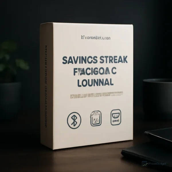 Savings Streak Progress Journal